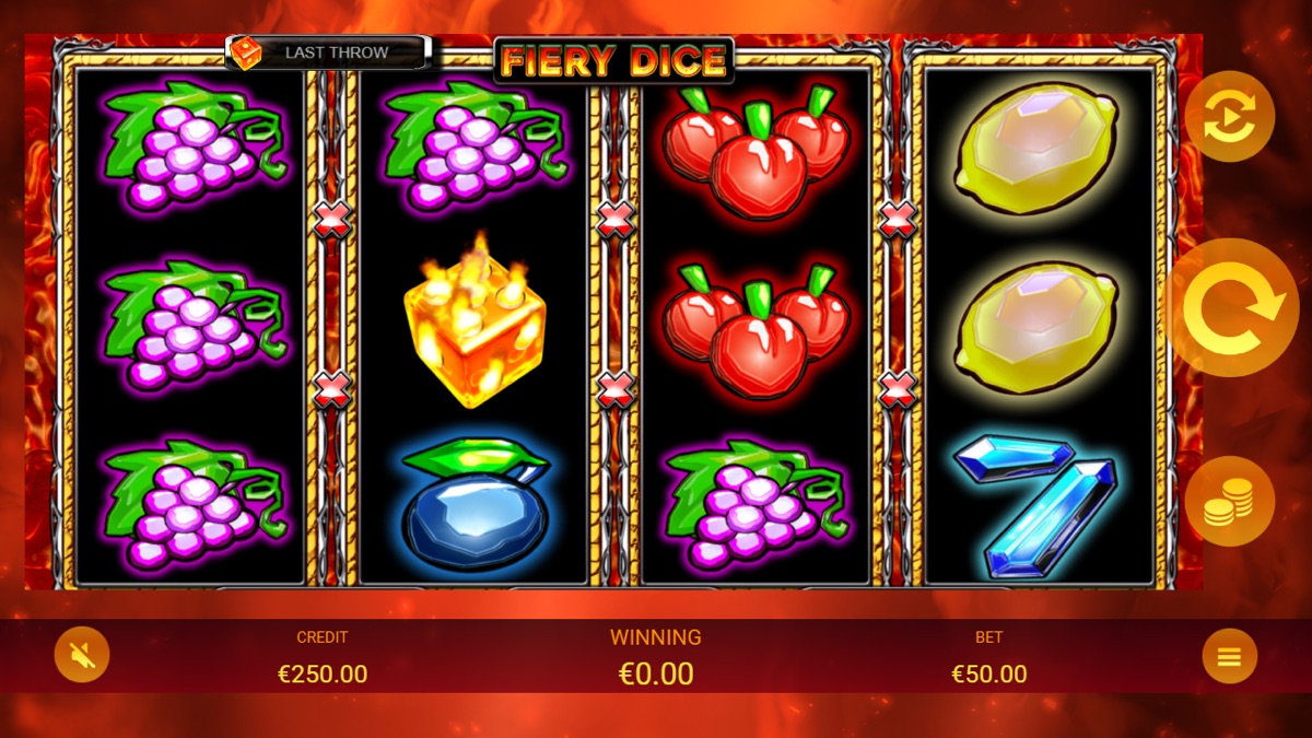 Apollo Games 出品的 Fiery Dice 老虎機遊戲