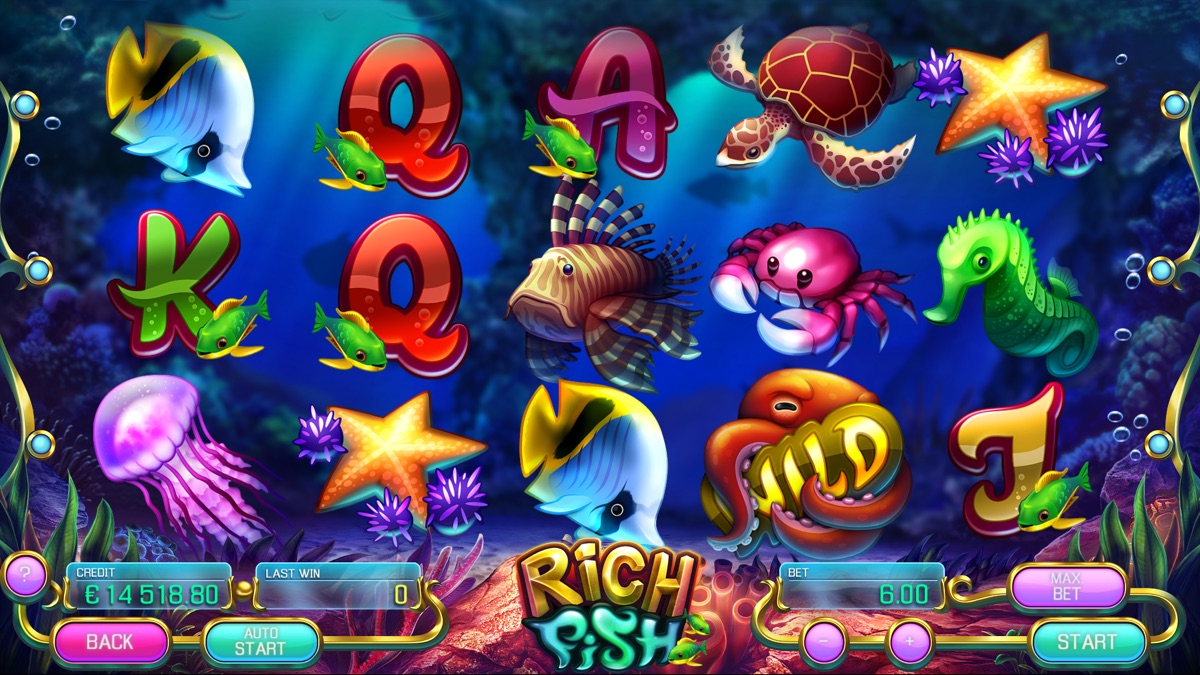 Apollo Games 出品的 Rich Fish 老虎機遊戲