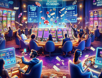 你可以用賭場裡的錢玩遊戲，並在一定限額內兌現你的獎金