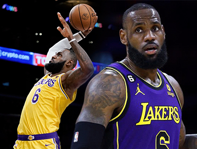 洛杉磯湖人隊小前鋒/大前鋒勒布朗詹姆斯創下NBA歷史得分紀錄